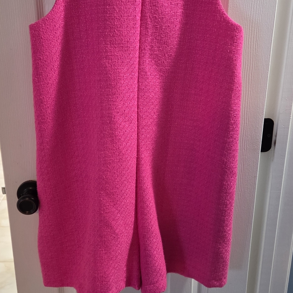 Tuckernuck Hot Pink Textured Romper